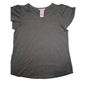 Philosophy Women’s Grey Short Sleeve Rayon Shirt Size Small